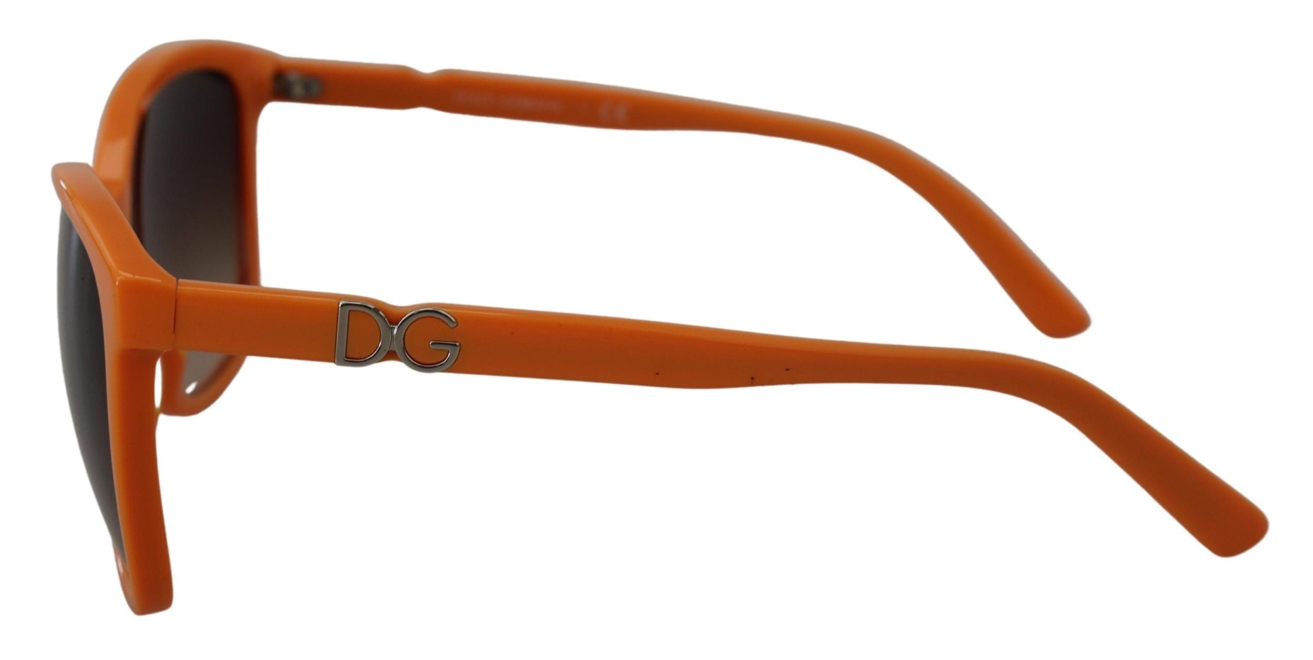 Dolce & Gabbana Orange Acetat Rahmen Runde Sonnenbrille DG4170PM Sonnenbrille