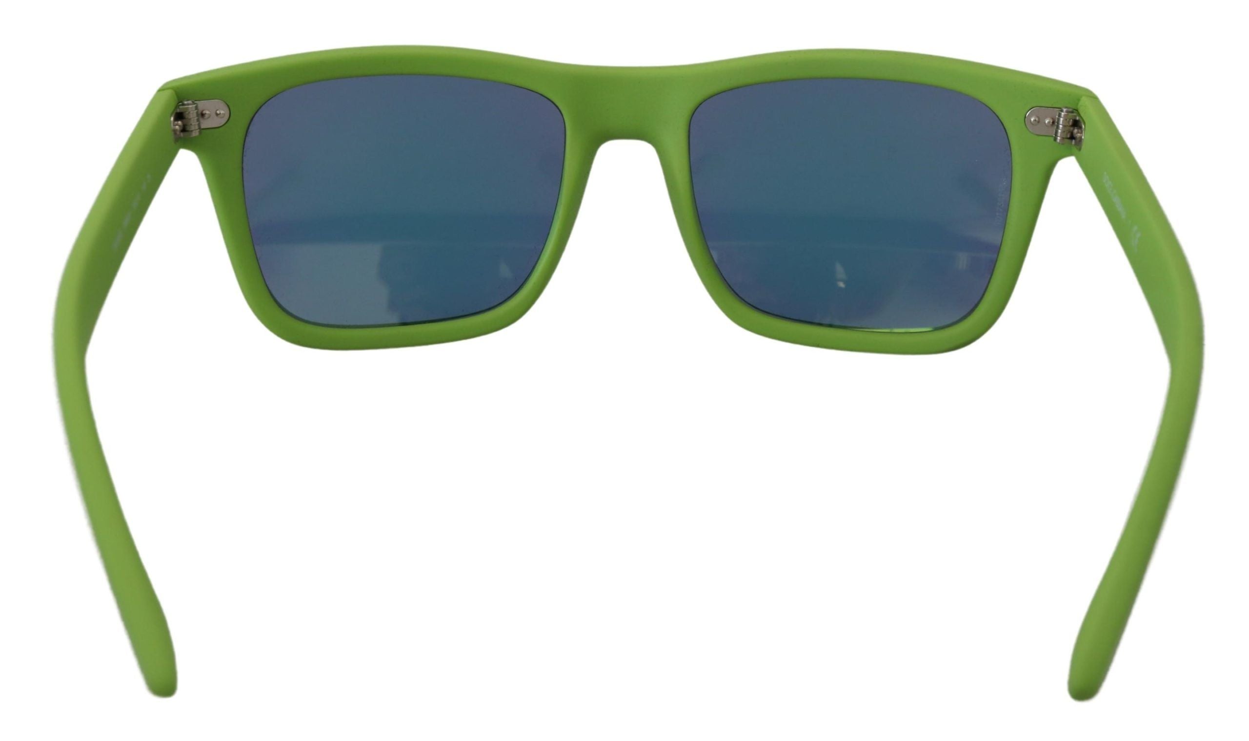 Dolce & Gabbana Grüne Gummi-Vollrandbrille DG6095 Acid-Sonnenbrille