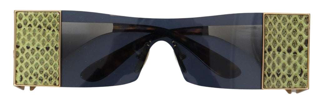 Dolce & Gabbana Gold Metall Rechteckige Sonnenbrille DG2263 Sonnenbrille