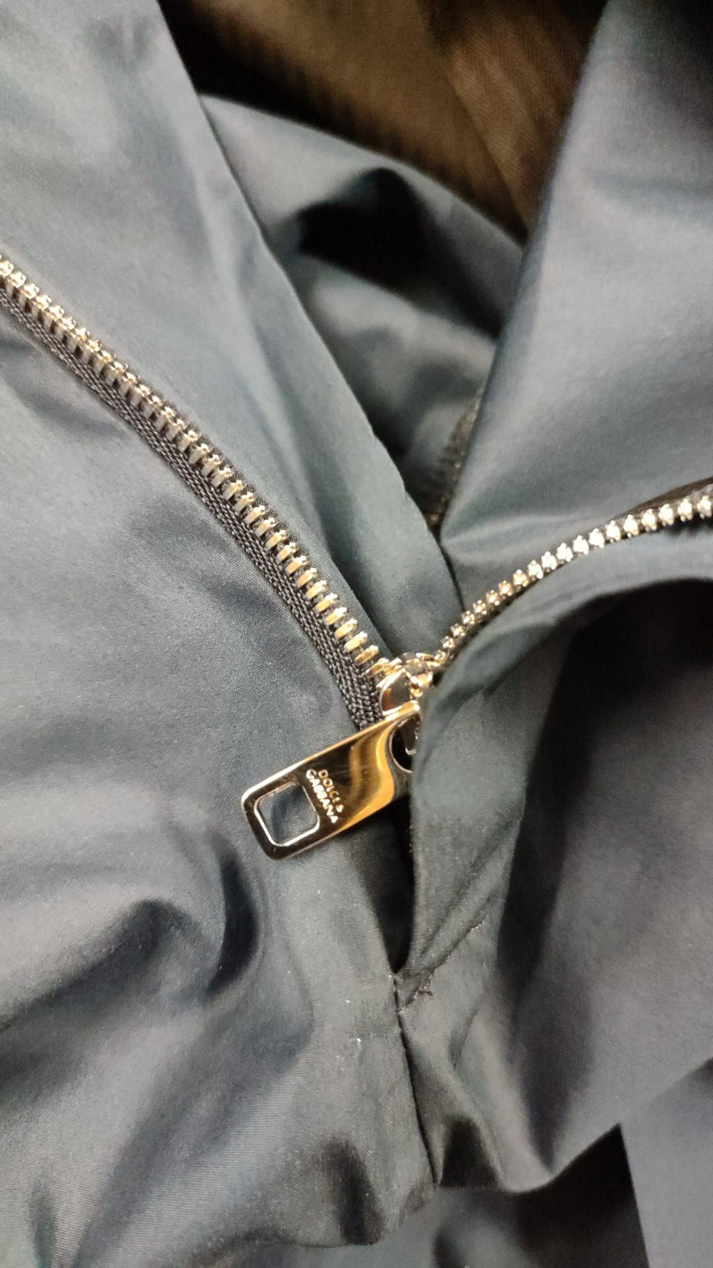 Dolce & Gabbana Blaue Baumwoll-Seiden-Hose Chinohose Hose