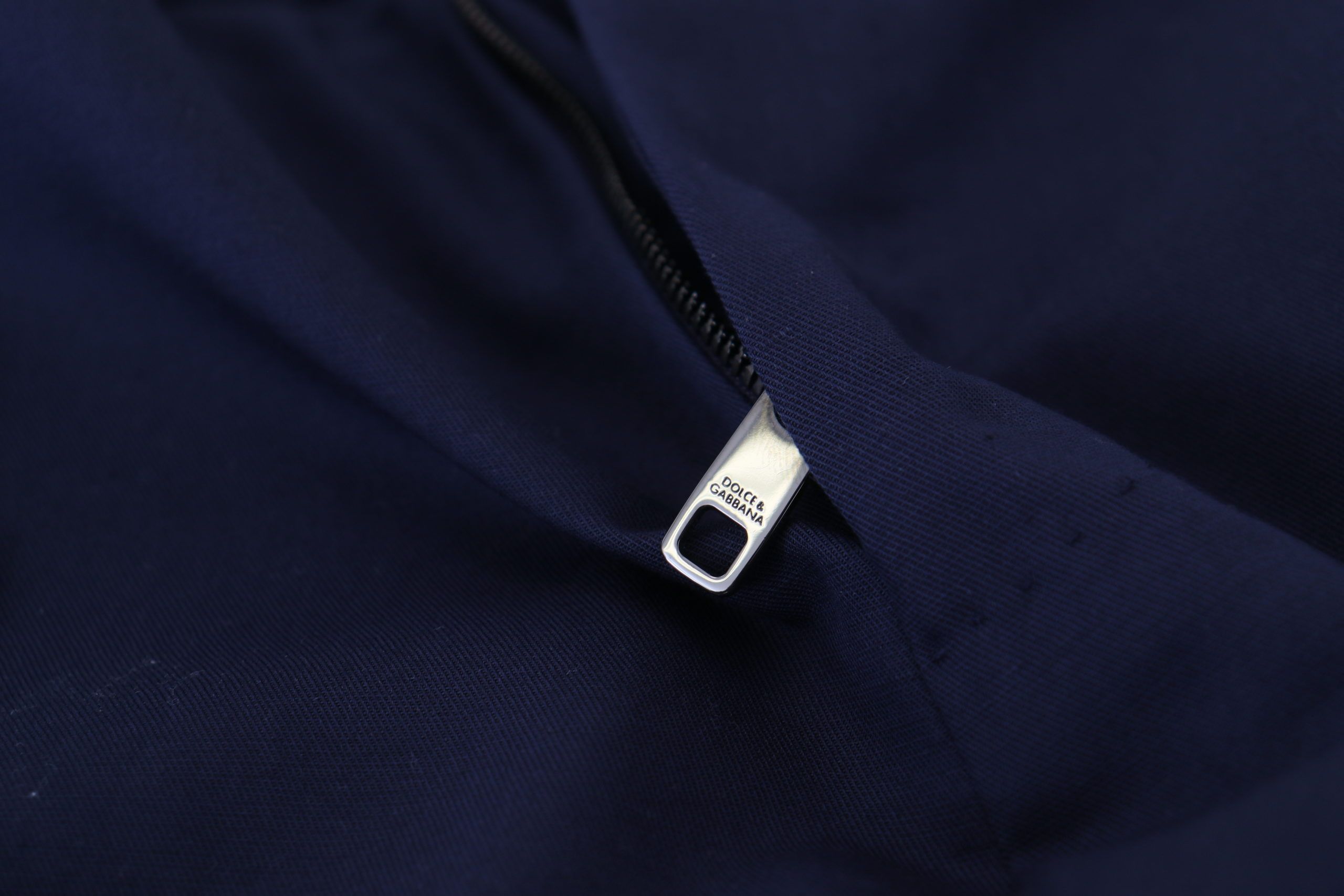 Dolce & Gabbana Blaue Leinen-Baumwoll-Schlank-Hose Chinos Hosen