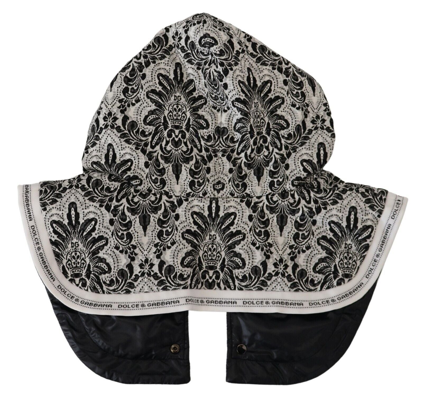 Dolce & Gabbana Weiß Floral ganzen Kopf wickeln eine Größe Baumwolle Hut