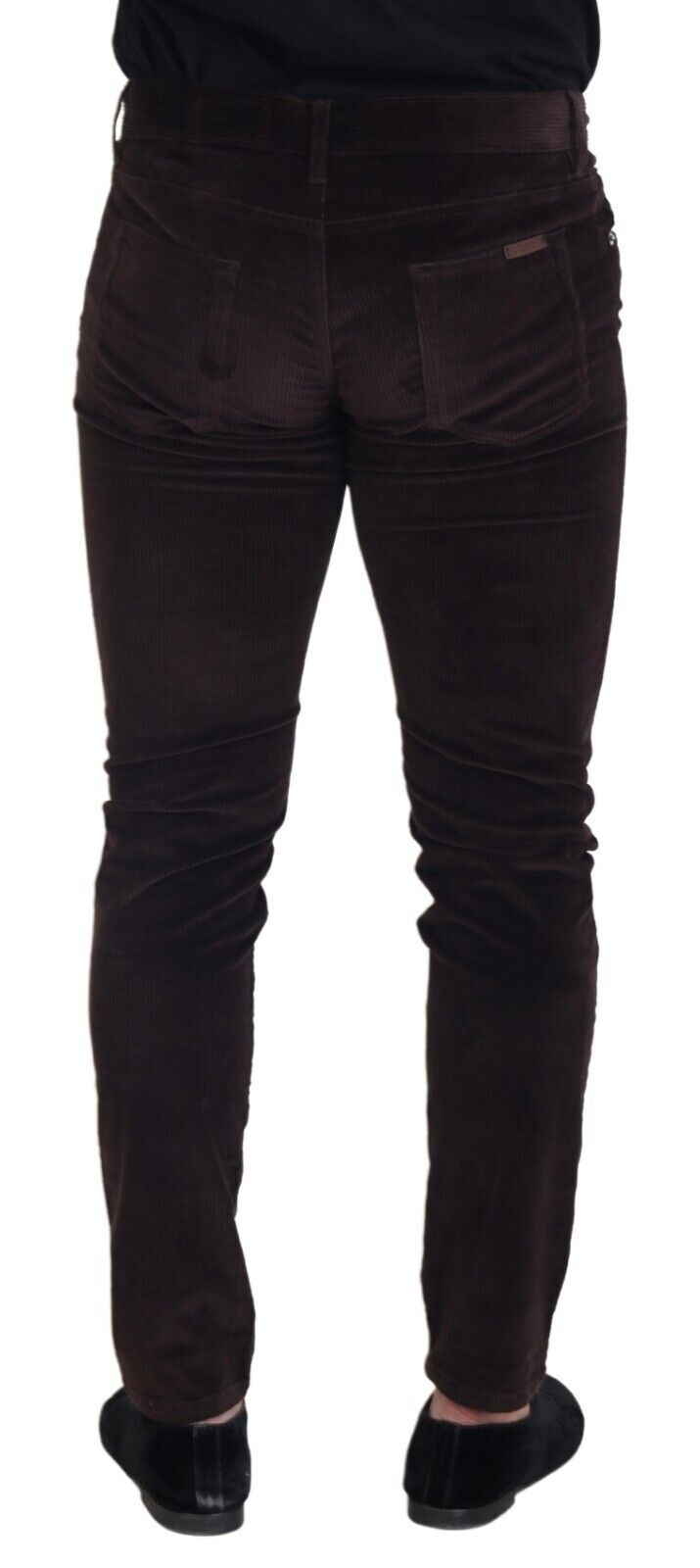 Dolce & Gabbana Brauner Kord Herren Freizeithosen