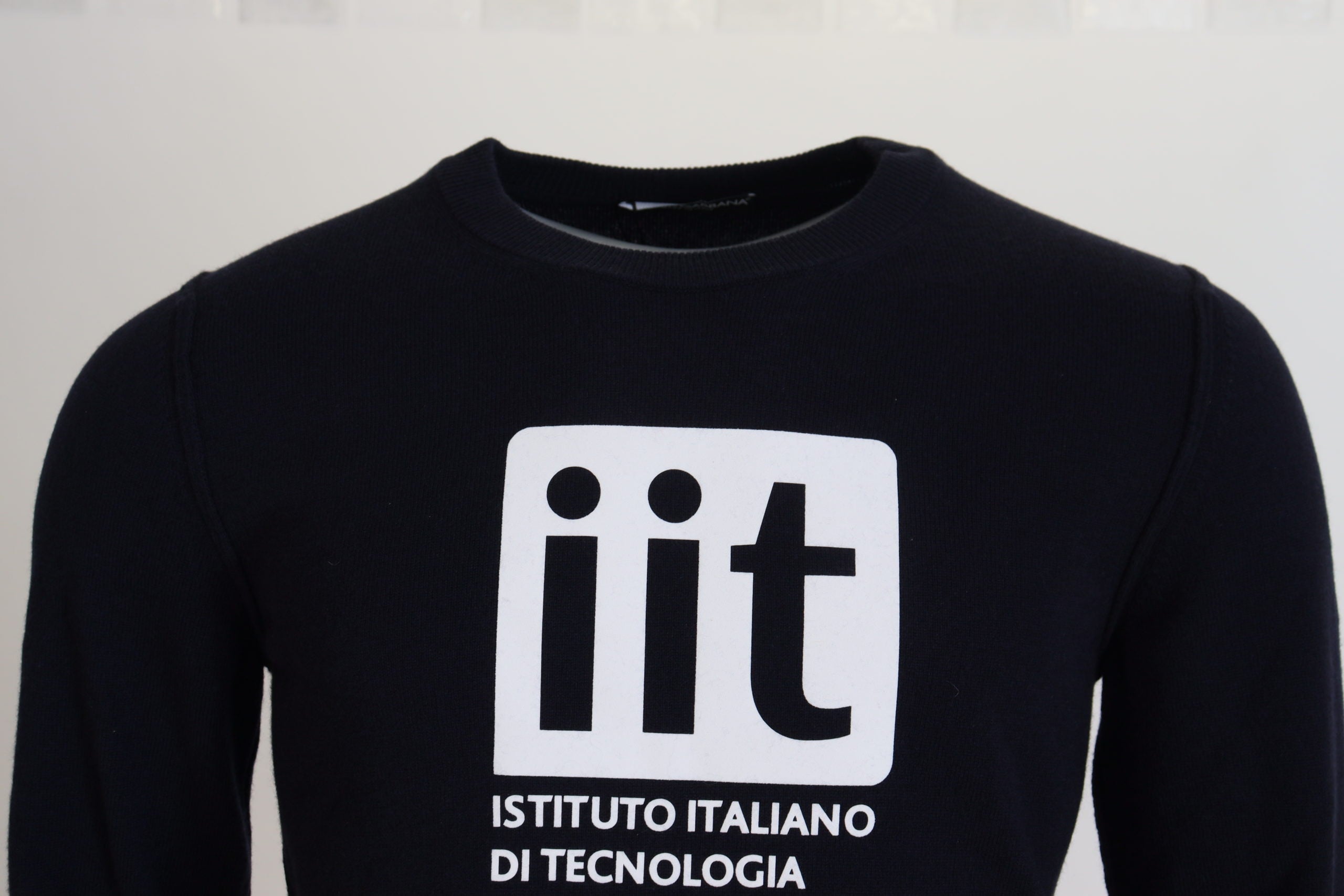 Dolce & Gabbana Blauer Kaschmir iit Print Pullover