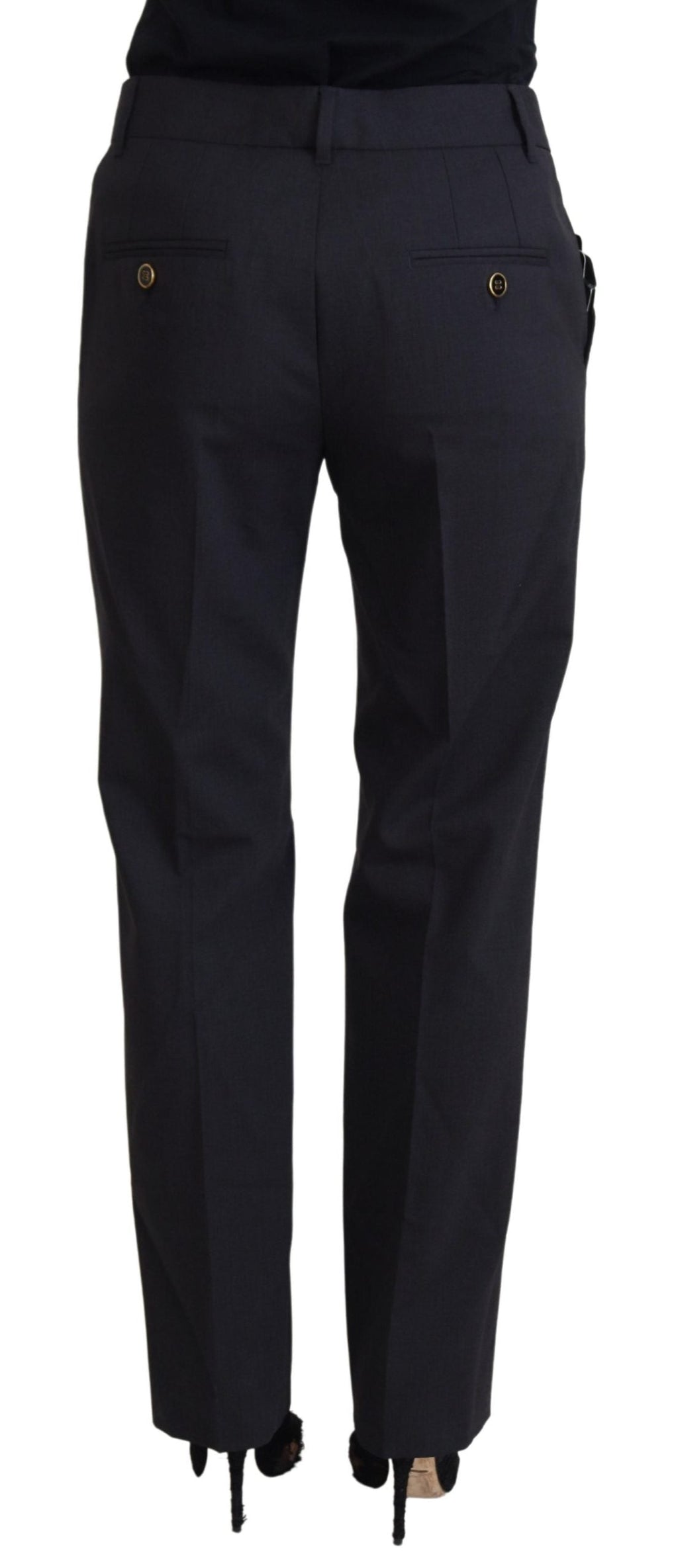 Dolce & Gabbana Graue Damen Formal Tapered Pants