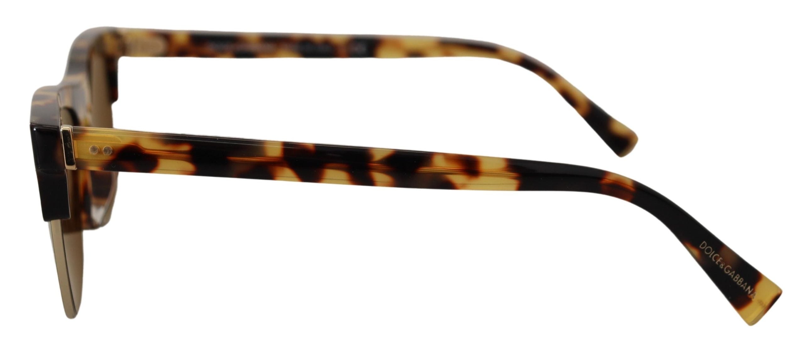 Dolce & Gabbana Goldbraun Azetat Havanna DG430A Sonnenbrille