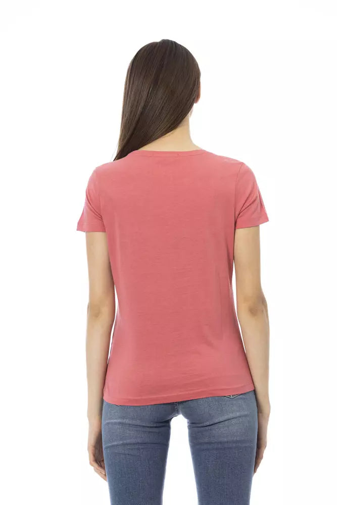 Trussardi Action Fuchsia Baumwolle Frauen T-Shirt