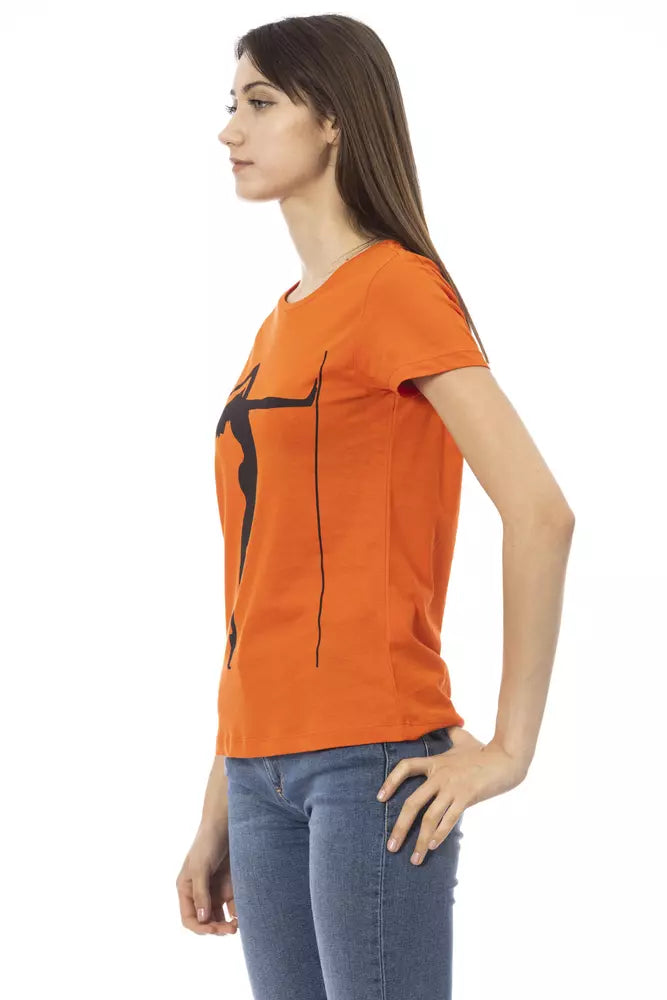 Trussardi Action Orange Baumwolle Frauen T-Shirt