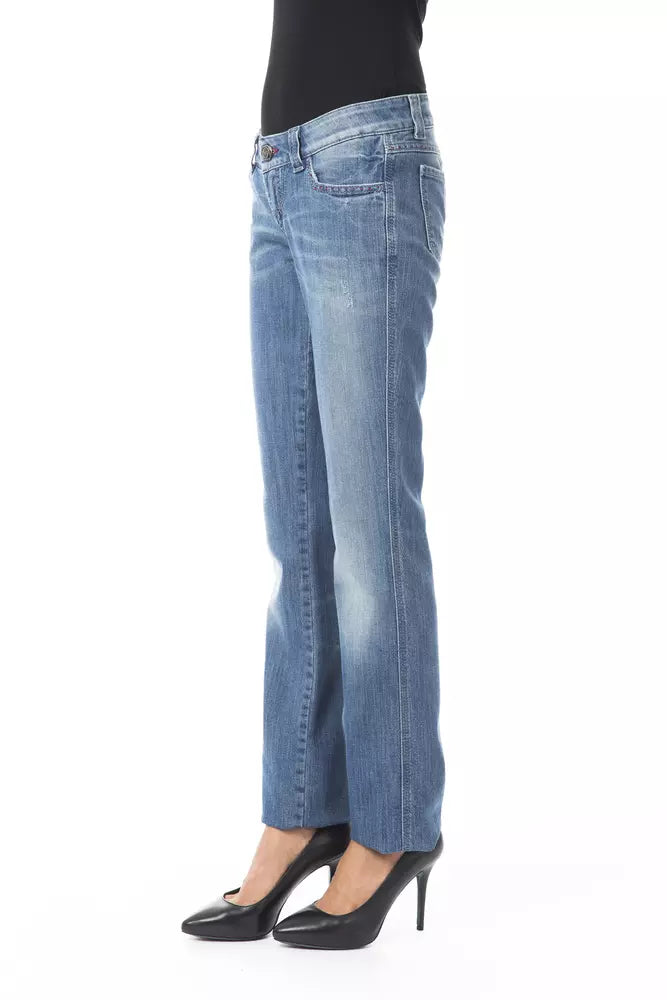BYBLOS Damen-Jeans in Blau mit regulärer Passform