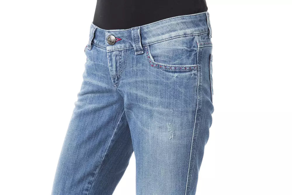 BYBLOS Damen-Jeans in Blau mit regulärer Passform