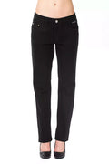 Ungaro Fever Black Cotton Women's Pants