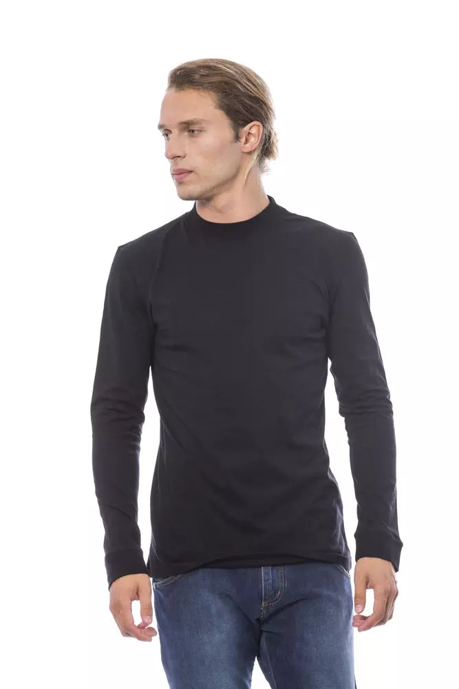 Verri Schwarzer Baumwoll-Pullover für Herren