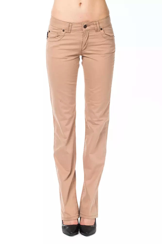 Ungaro Fever Beige Baumwolle Frauen Hosen
