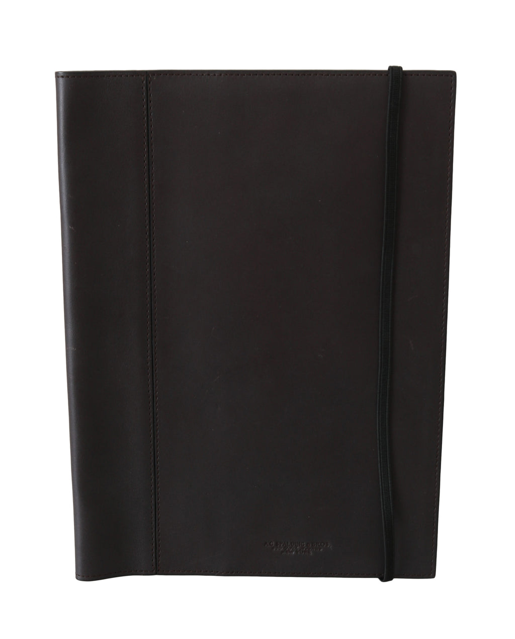 A.G. Spalding & Bros Schwarzes Leder Bifold Travel Holder Logo Wallet