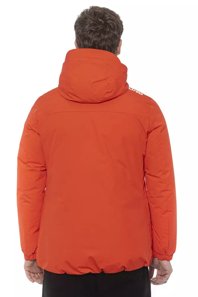 Tond Rote Polyester-Jacke für Herren