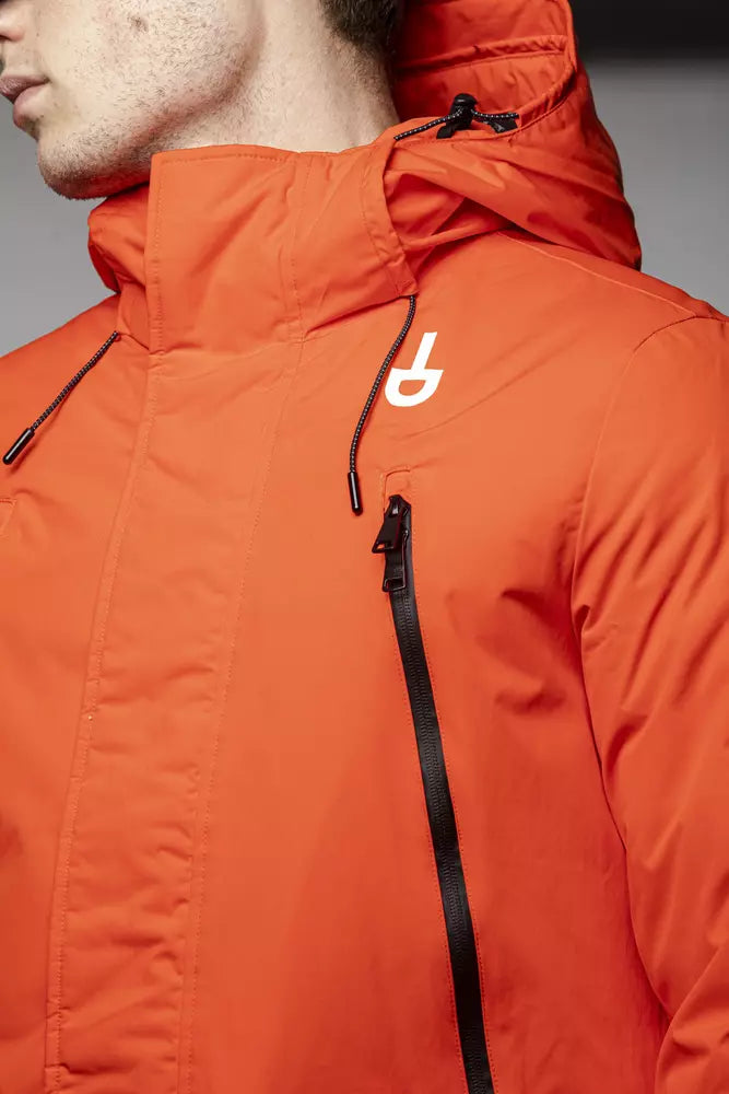 Tond Rote Polyester-Jacke für Herren