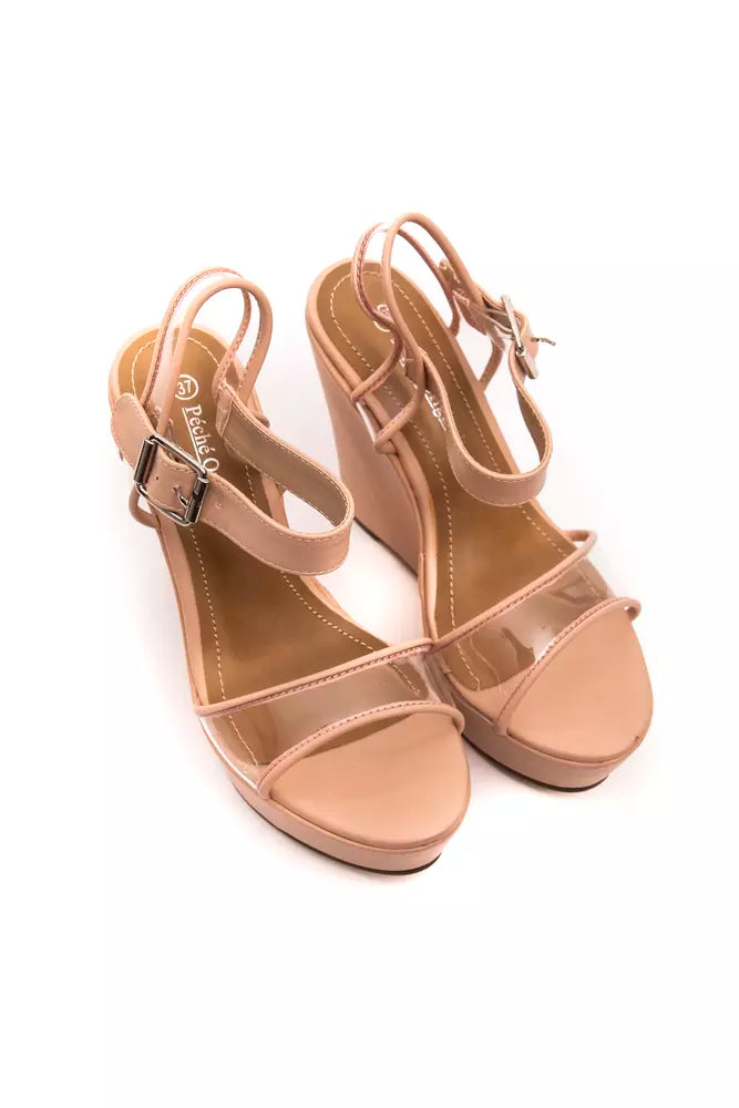 Péché Originel Beige Polyethylen-Sandalen für Damen