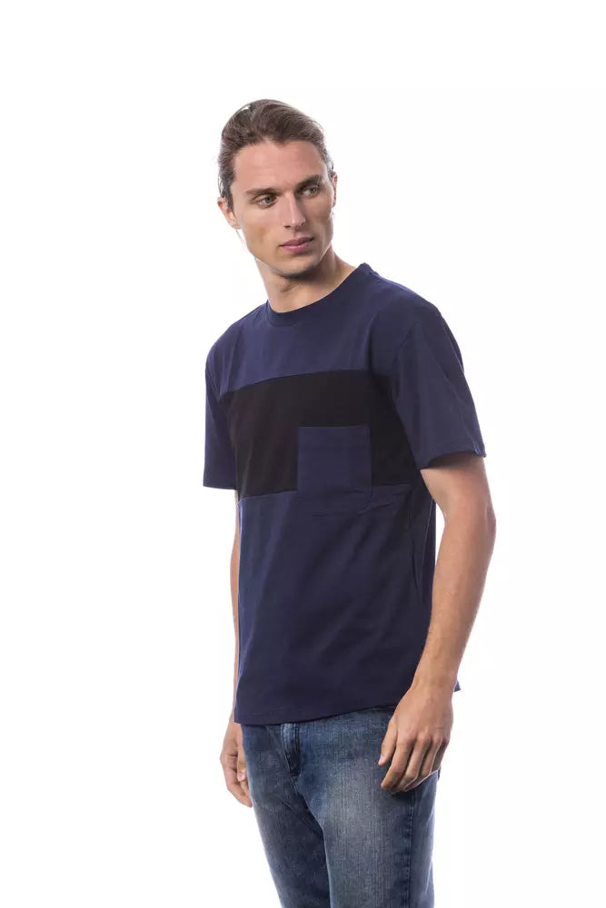 Verri Baumwoll-T-Shirt für Herren in Blau