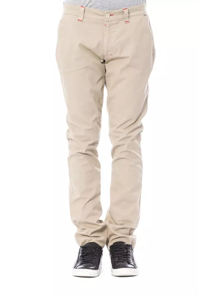 Verri Beige Baumwoll-Chino für Herren