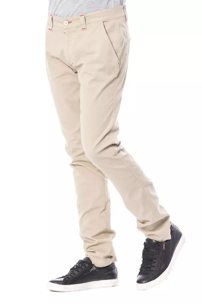Verri Beige Baumwoll-Chino für Herren