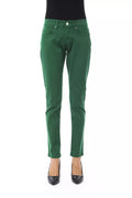 BYBLOS Grüne Baumwollhose für Damen