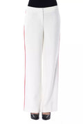 BYBLOS Weiße Damenhose aus Polyester