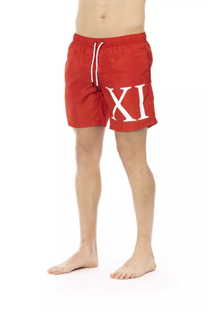 Bikkembergs Rote Badeshorts aus Polyester für Herren