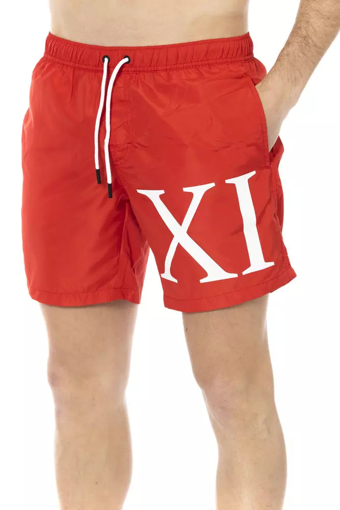 Bikkembergs Rote Badeshorts aus Polyester für Herren