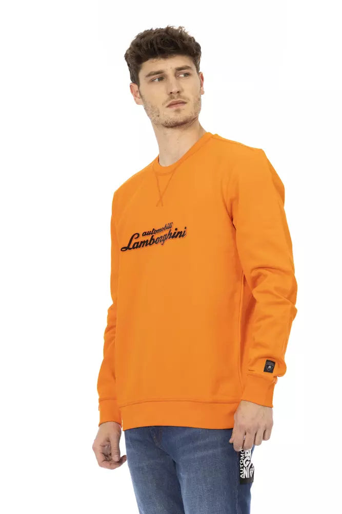 Automobili Lamborghini Orange Baumwolle Männer Pullover