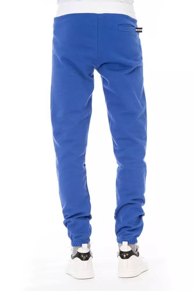Baldinini Trend Blaue Baumwolle Herren Sporthose