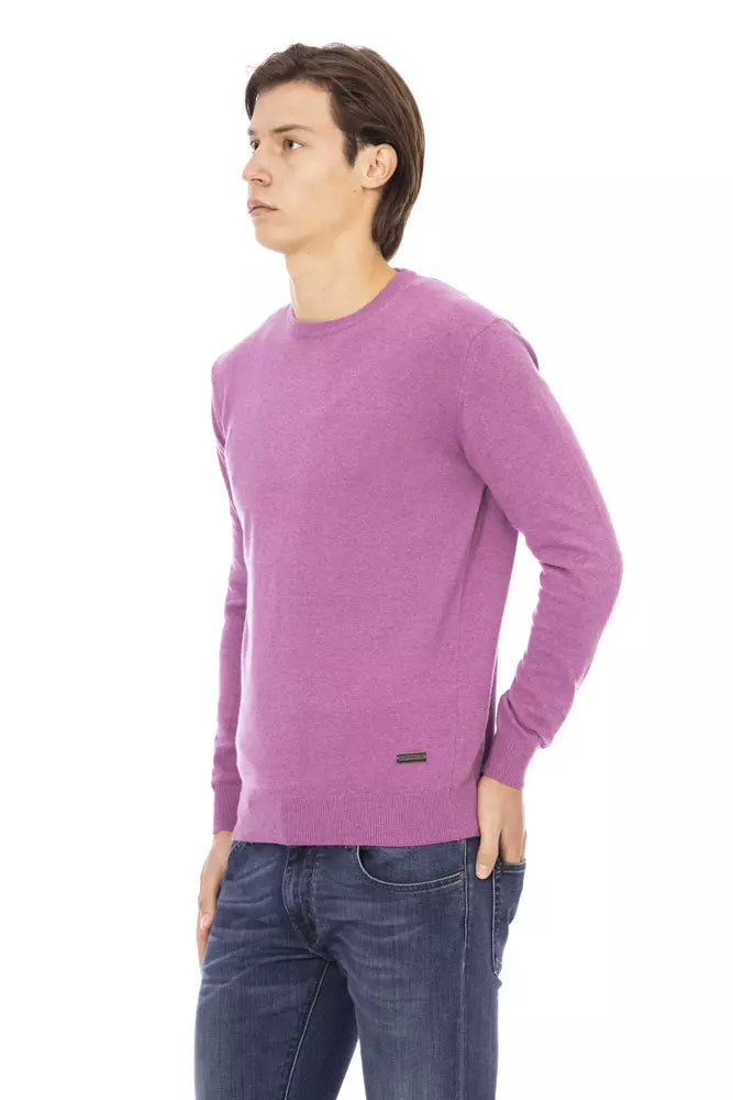 Baldinini Trend Lila Pullover aus Wolle für Männer