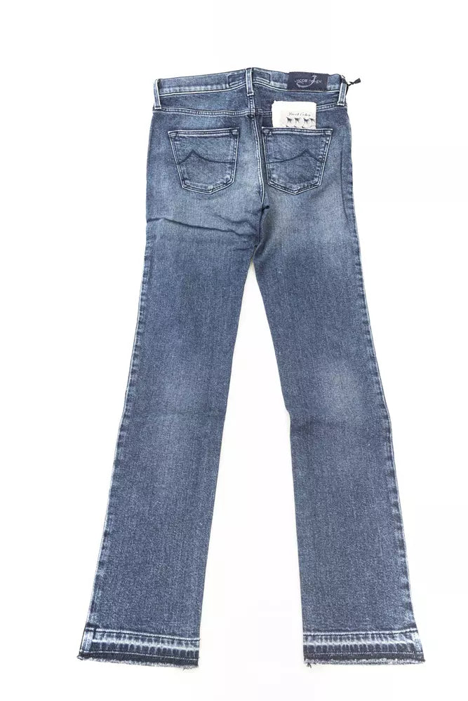 Jacob Cohen Blaue Baumwolle Frauen Jeans