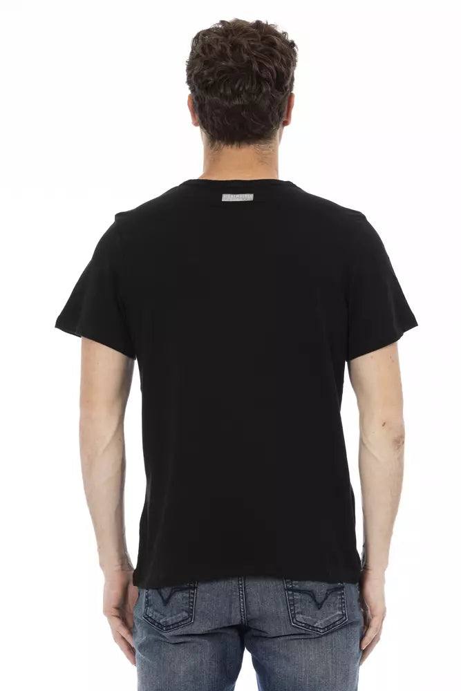 Bikkembergs Schwarzes Baumwoll-T-Shirt für Herren