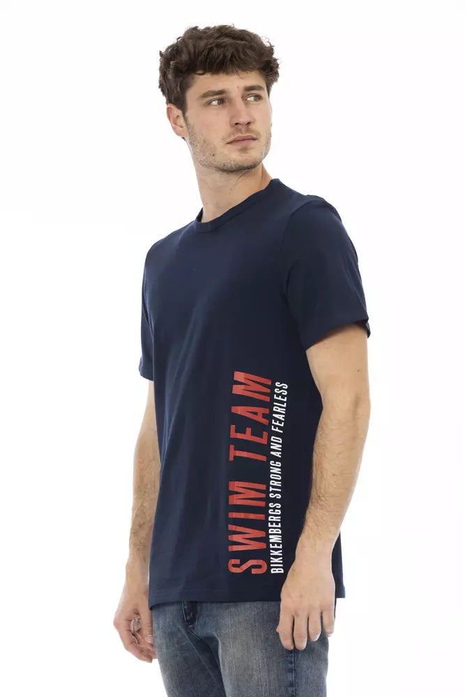 Bikkembergs Baumwoll-T-Shirt im Army-Look für Herren
