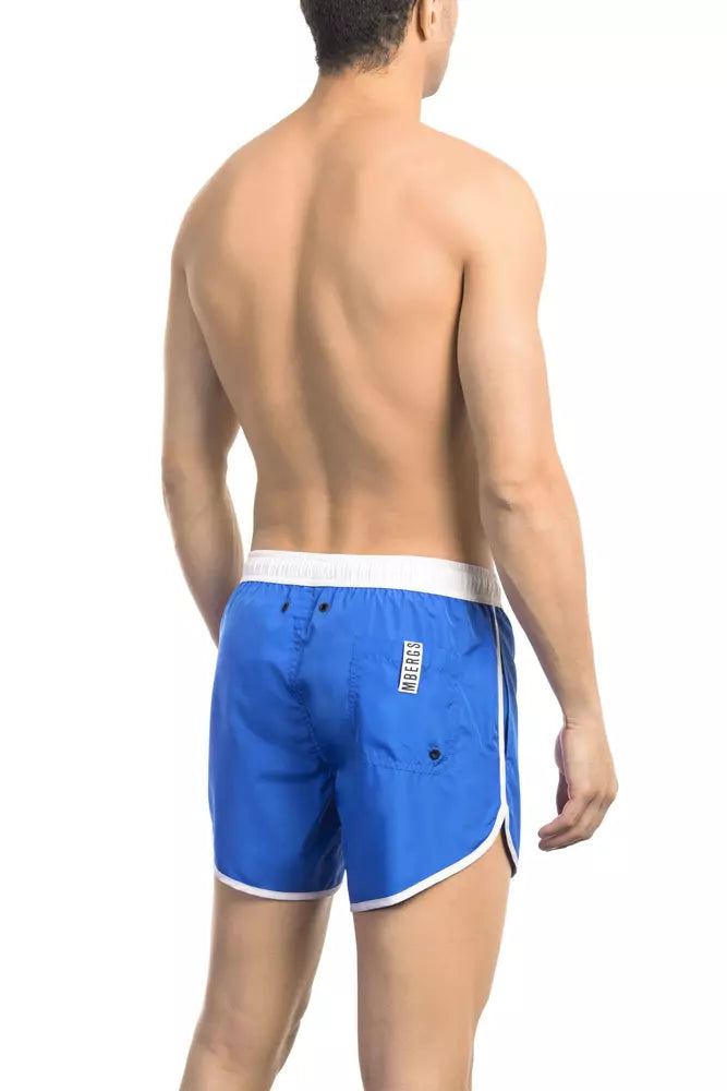 Blaue Bikkembergs Badeshorts aus Polyester für Herren