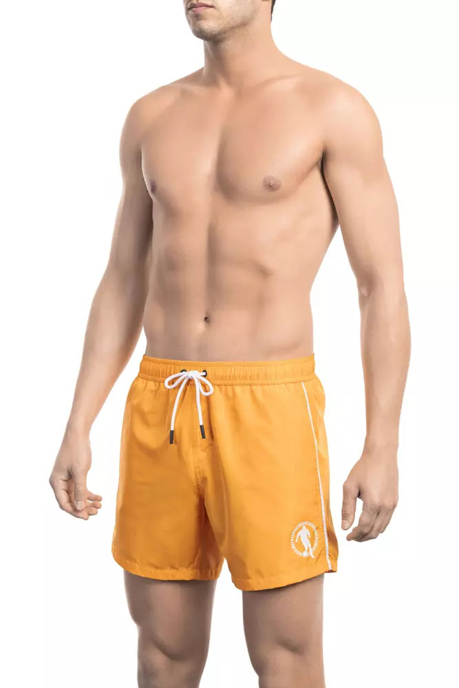 Bikkembergs Badehose aus Polyester in Orange für Herren