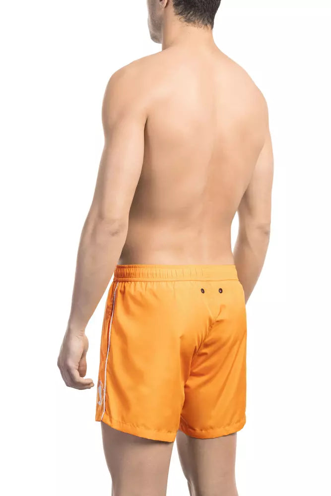 Bikkembergs Badehose aus Polyester in Orange für Herren