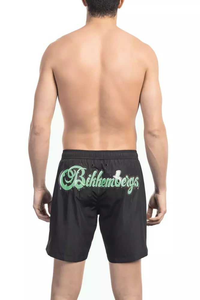 Schwarze Bikkembergs Badeshorts für Herren