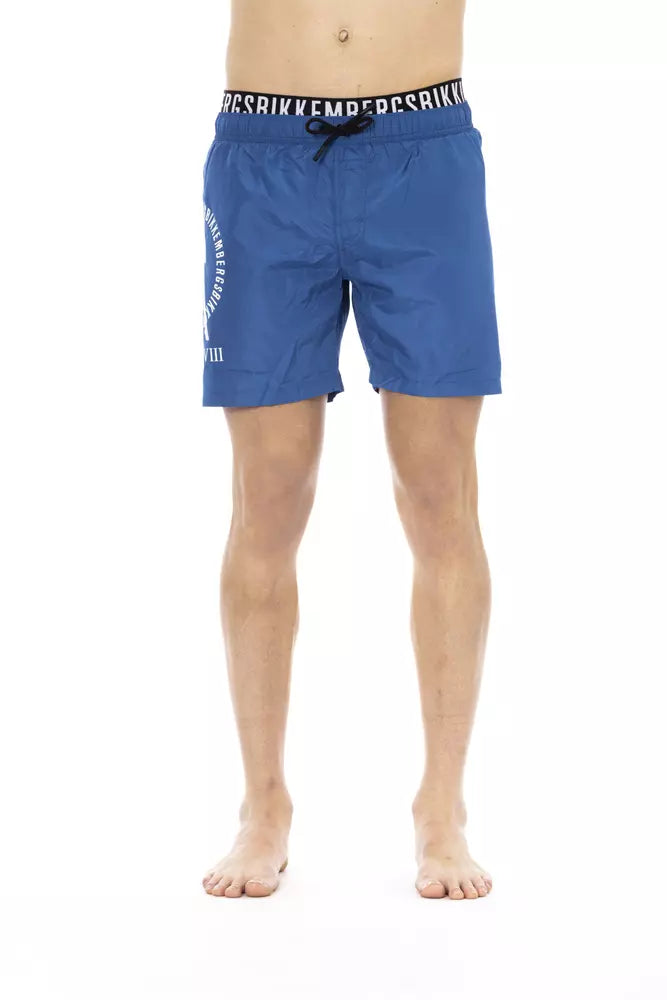 Bikkembergs Blaue Polyester-Badehose für Herren