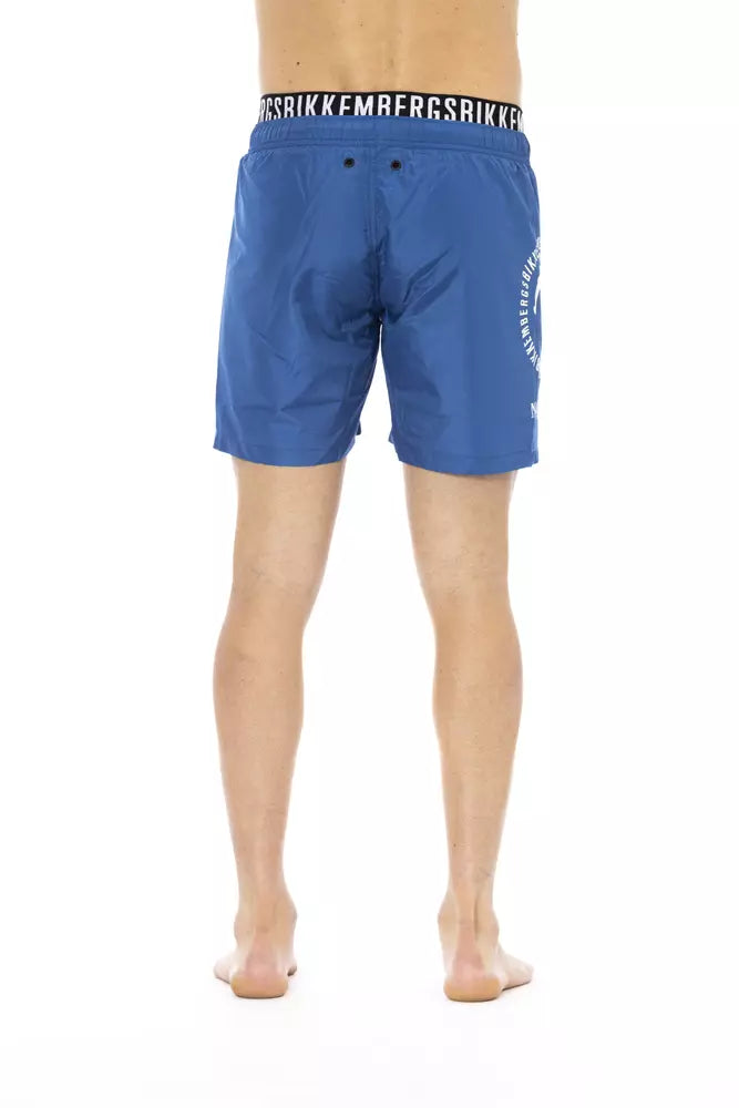 Bikkembergs Blaue Polyester-Badehose für Herren