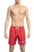 Bikkembergs Rote Badeshorts aus Polyester für Herren
