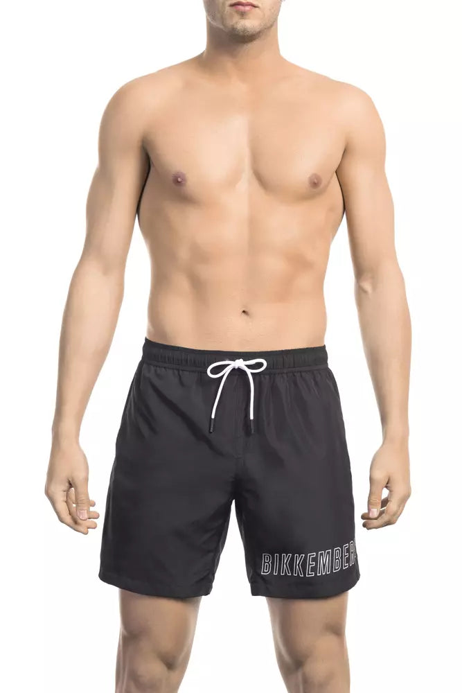 Schwarze Bikkembergs Badeshorts aus Polyester für Herren