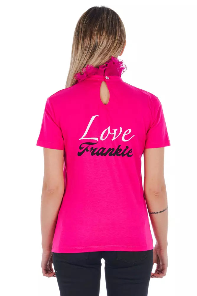 Frankie Morello Multicolor Baumwolle Frauen T-Shirt