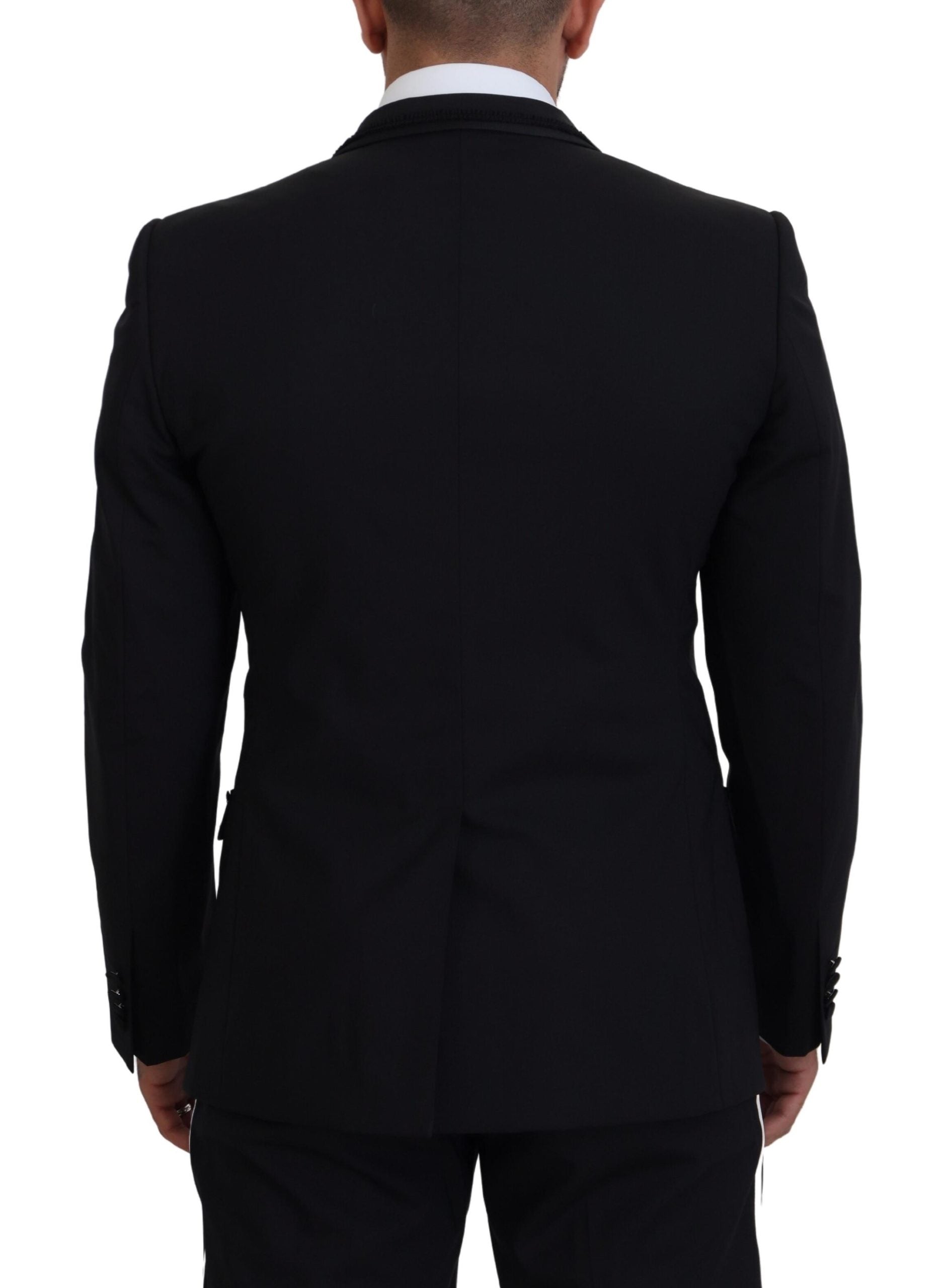 Dolce & Gabbana Schwarz MARTINI Slim Fit Jacke Blazer