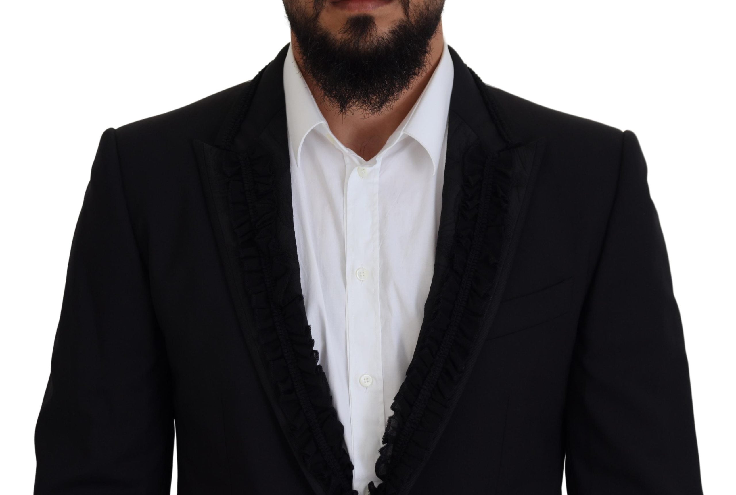 Dolce & Gabbana Schwarz MARTINI Slim Fit Jacke Blazer