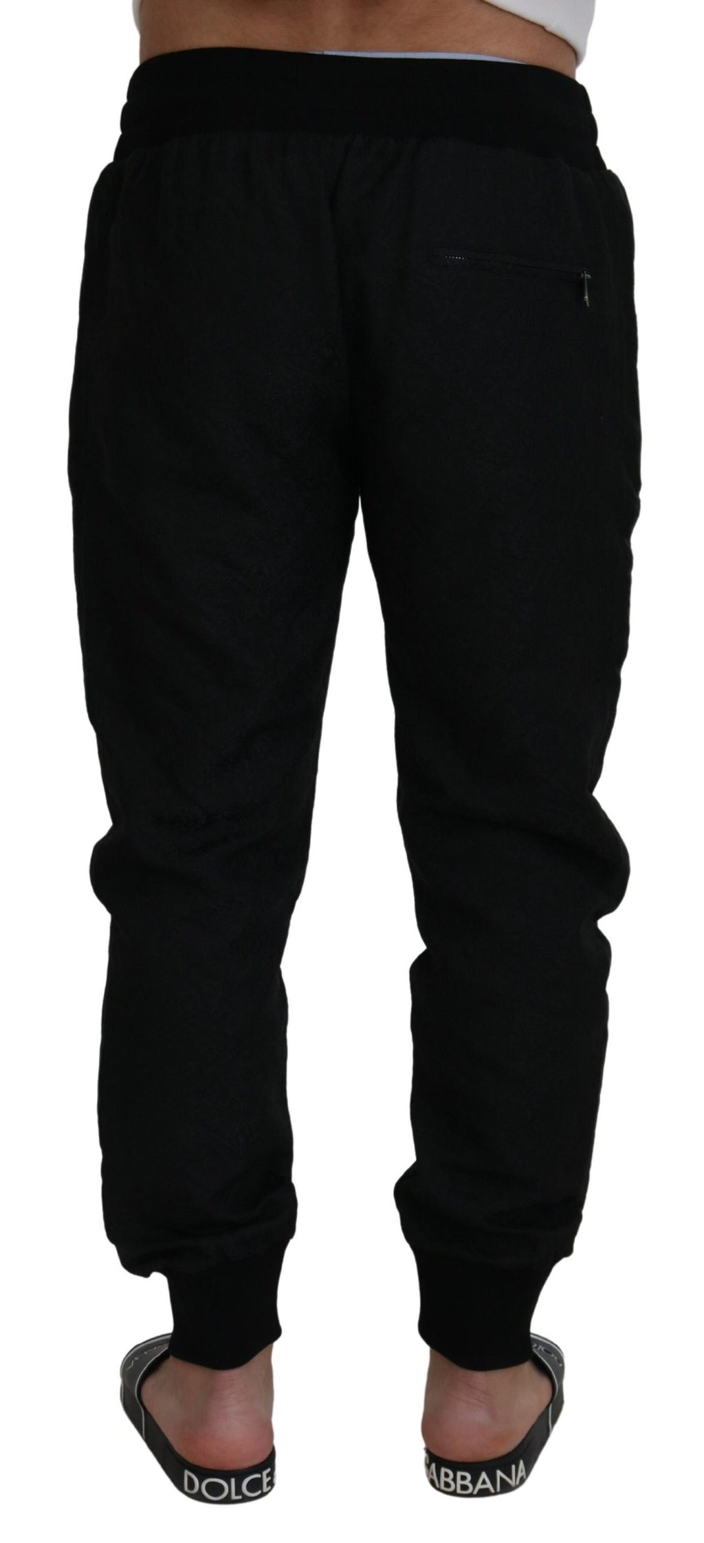 Dolce & Gabbana Schwarze Männer Freizeit-Jogger-Hose