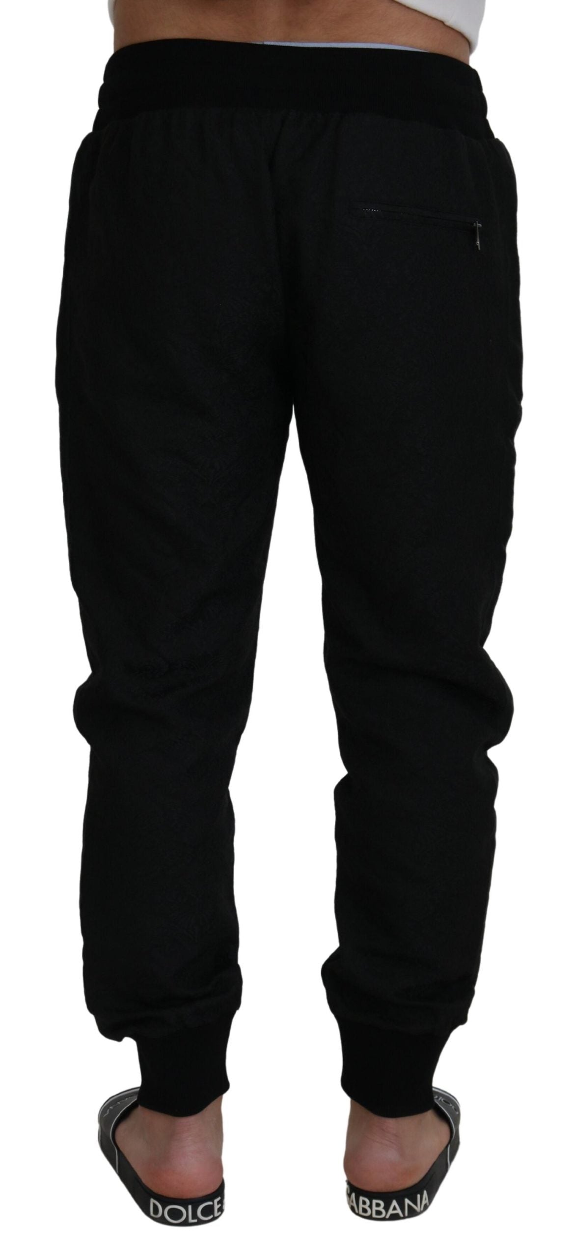 Dolce & Gabbana Schwarze Männer Freizeit-Jogger-Hose