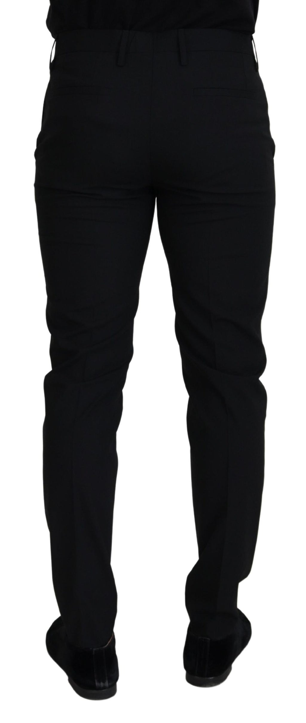 Dolce & Gabbana Schwarze Chino-Hose aus Polyester für formelle Anlässe
