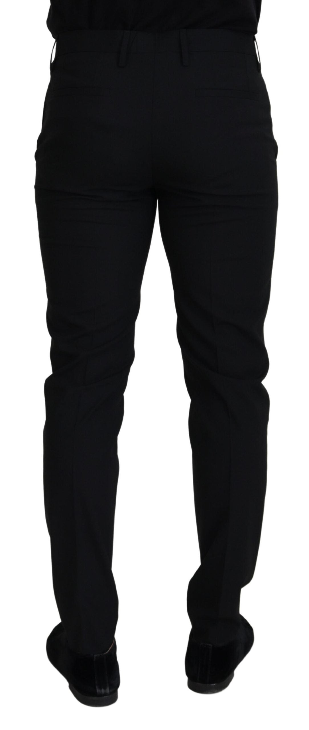 Dolce & Gabbana Schwarze Chino-Hose aus Polyester für formelle Anlässe