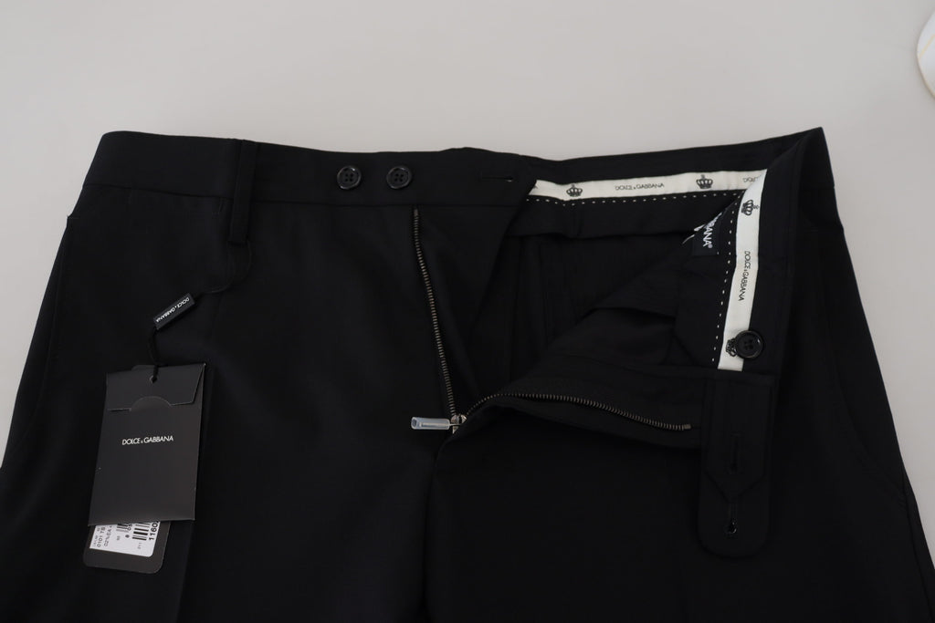Dolce & Gabbana Schwarze Chino-Hose aus Polyester für formelle Anlässe